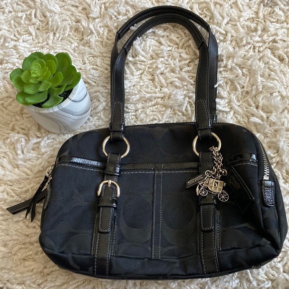 Coach Handbags - Coach Shoulder Bag Classic Black